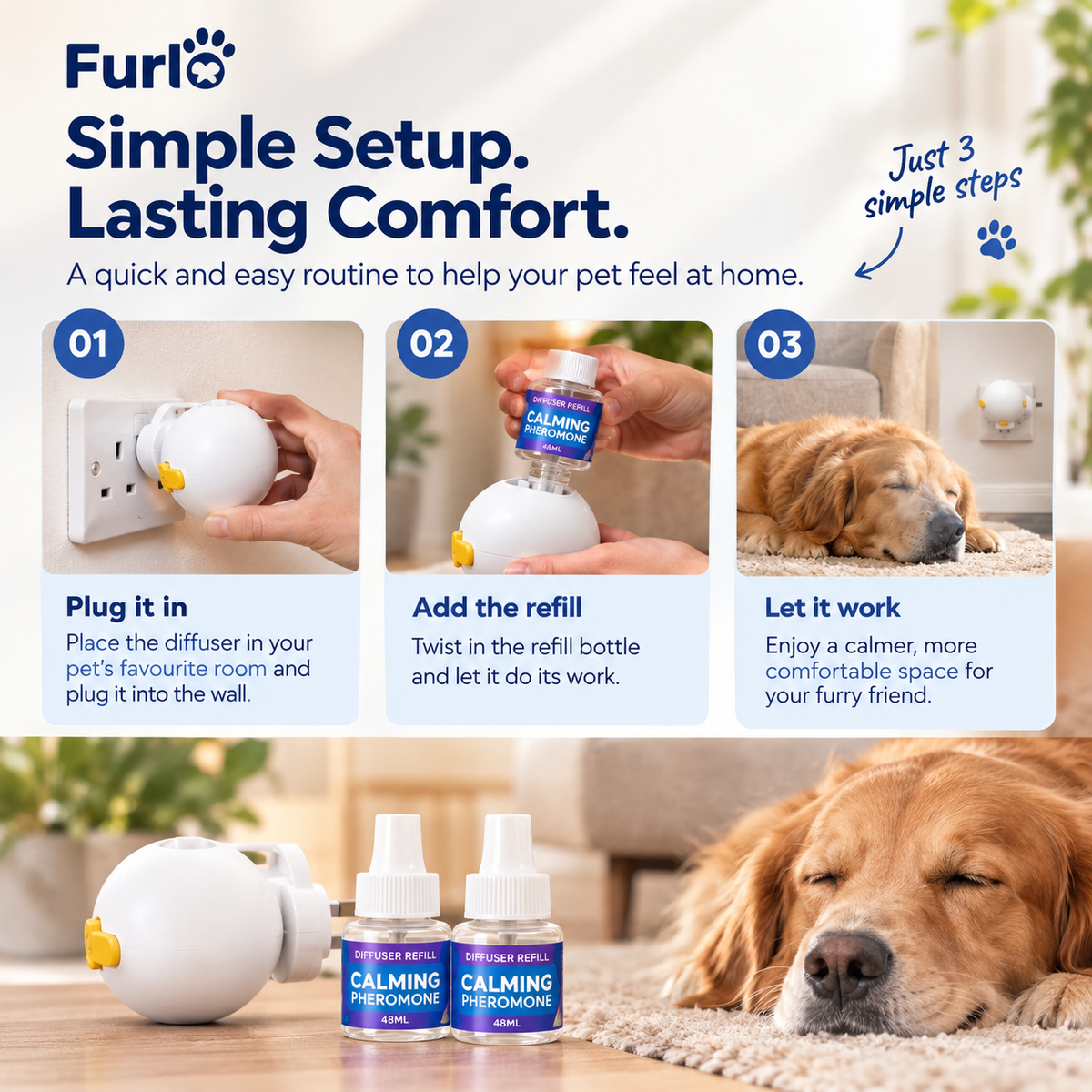 Furlo Calming Pet Diffuser